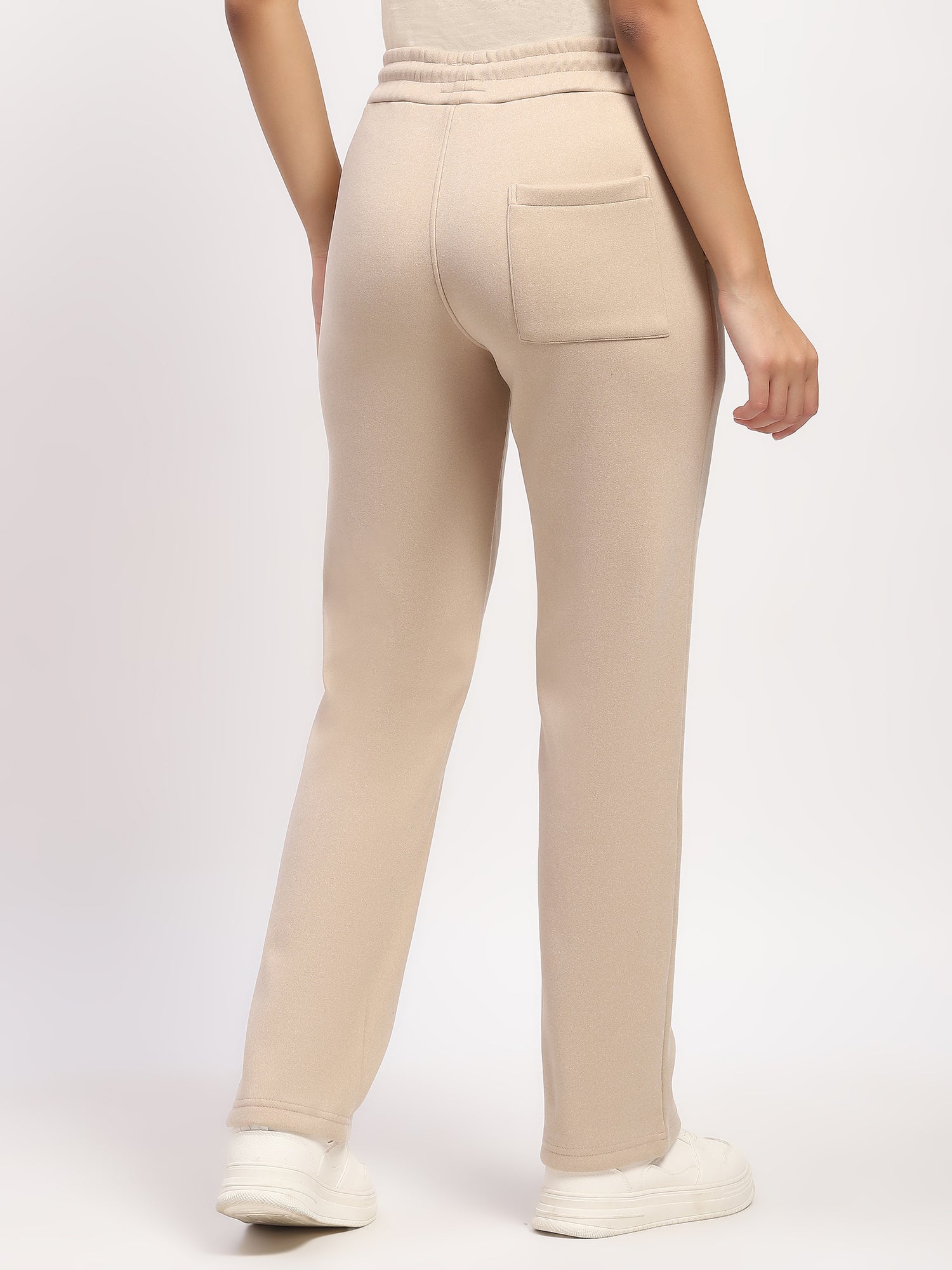 Beige Fleece-Lined Winter Lower