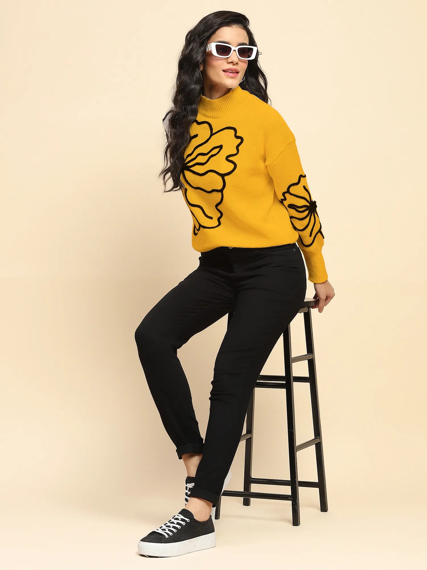 Mango Floral  Pullover - Global Republic