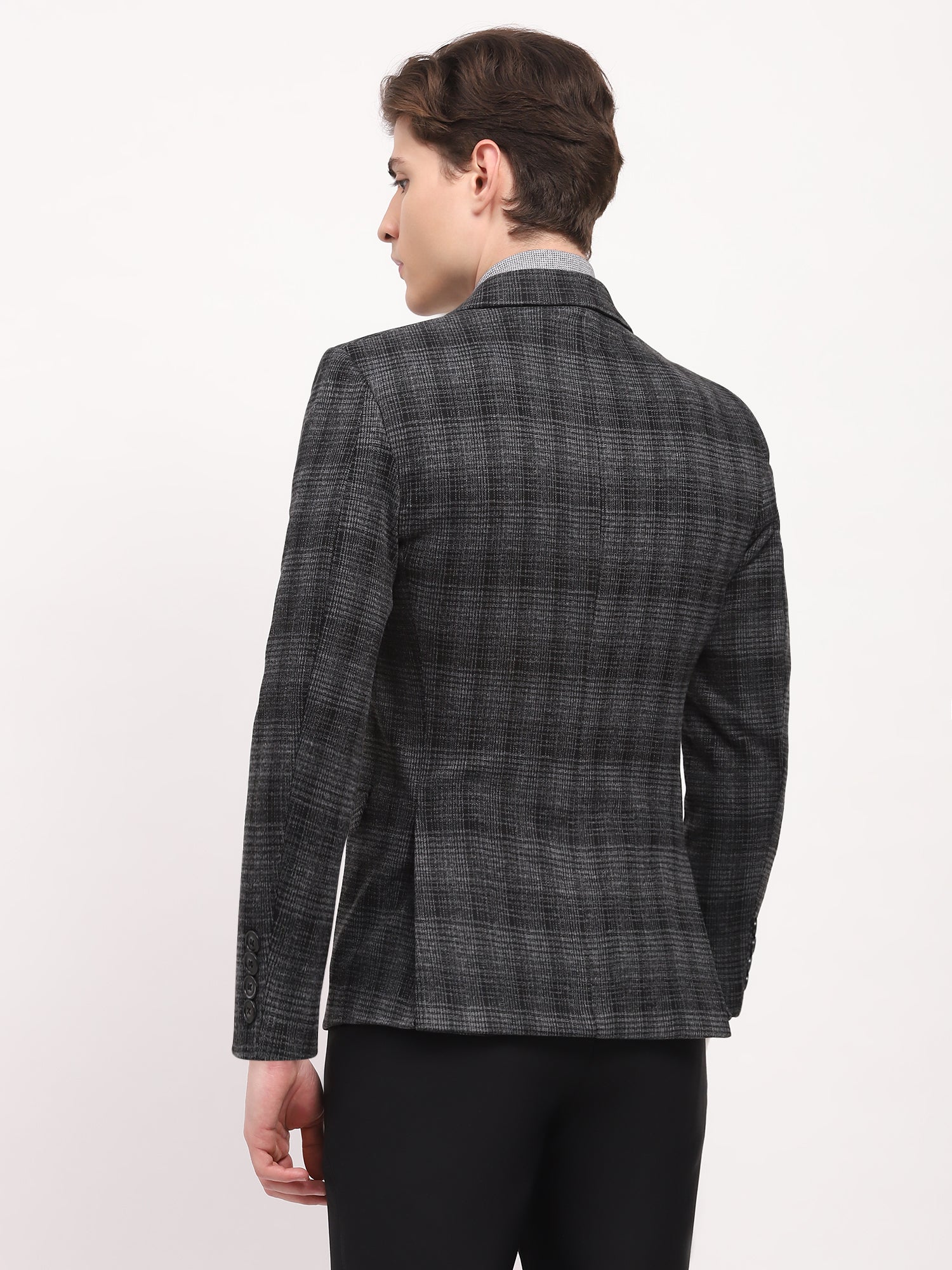 Grey Check Coat