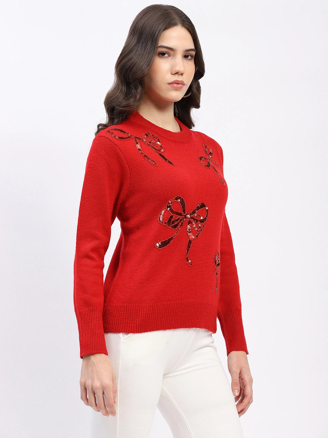 Embellished Wool Blend Pullover - Global Republic