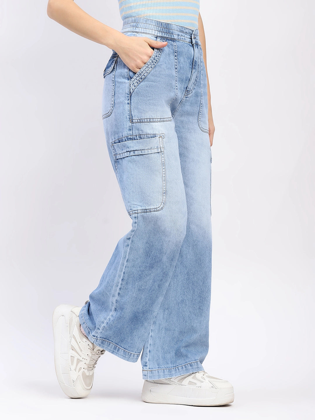 Street Style Cargo Jeans