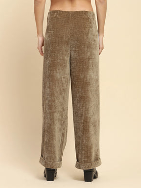 Olive Poly Blend Solid Loose Lower