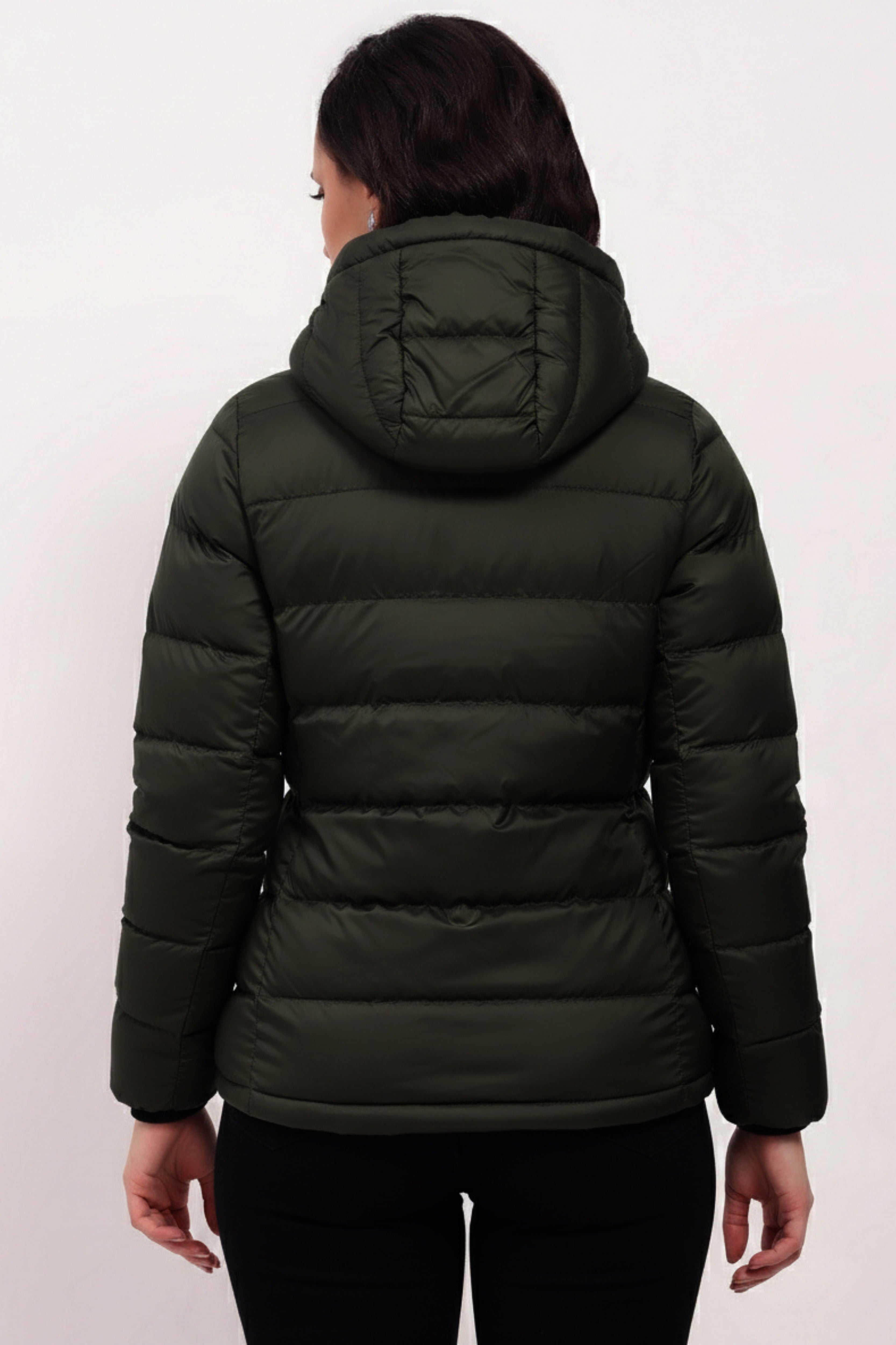 Olive Puffer Jacket