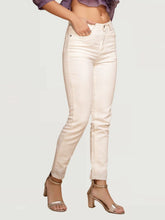 White  High Rise Slim Fit Jeans - Global Republic