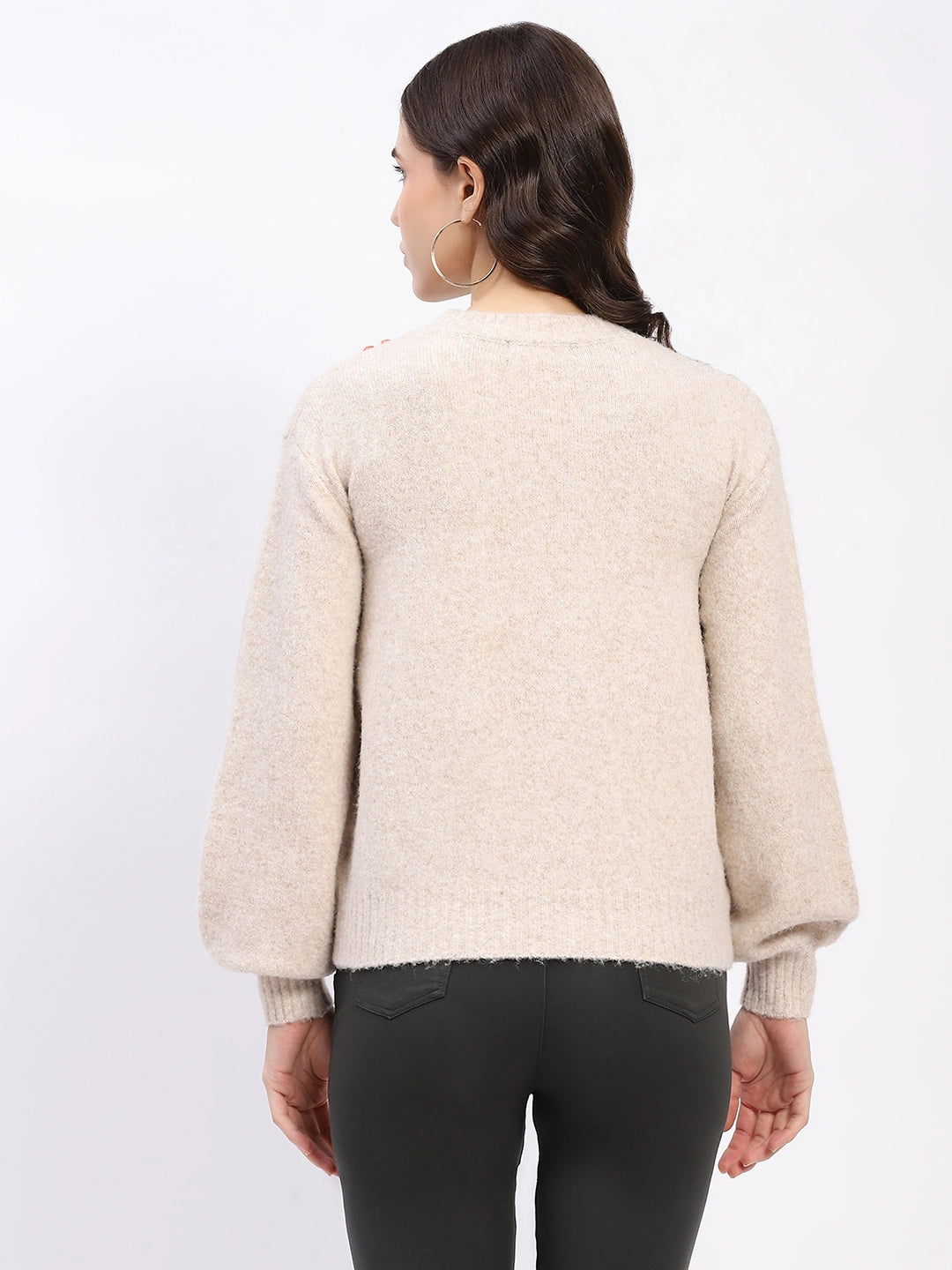 Floral 3D Embellished Pullover - Global Republic