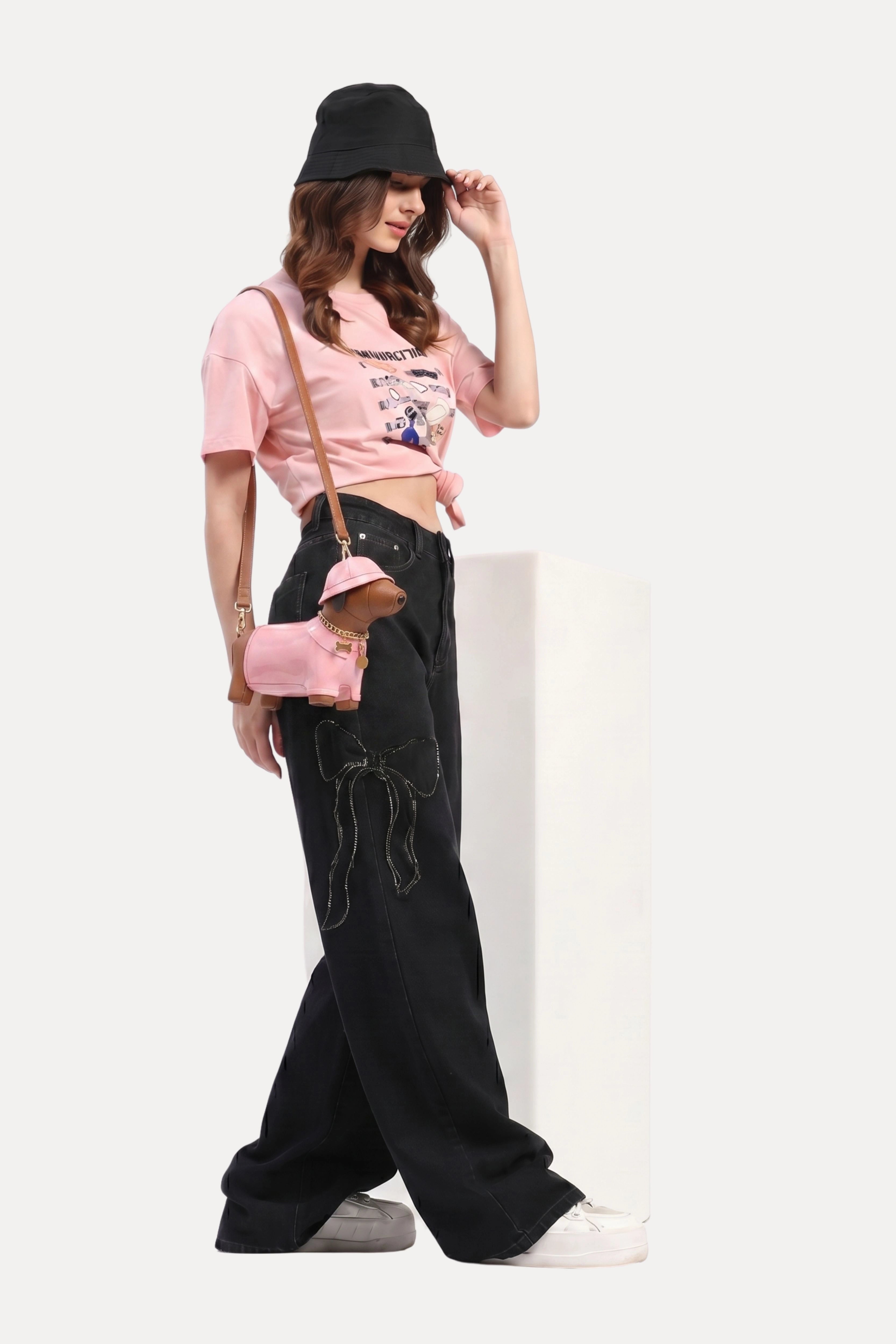 Designer Dachshund Crossbody Bag
