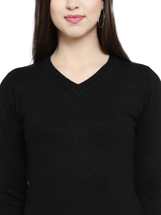 Black V-Neck Snug Fit Skivvy - Global Republic