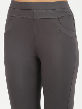 Grey Ultra Stretchable Jegging