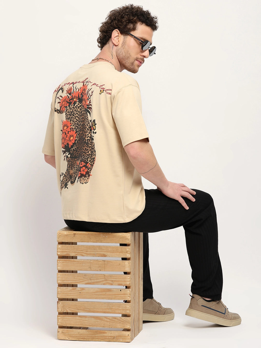 Oversized Graphic Cotton T-Shirt