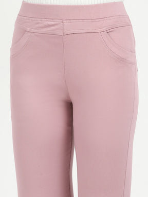 Pink Ultra Stretchable Jegging