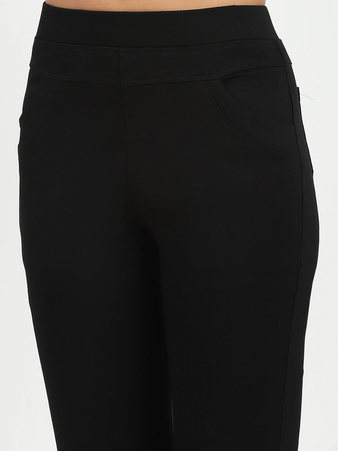 Black Ultra Stretchable Jegging - Global Republic