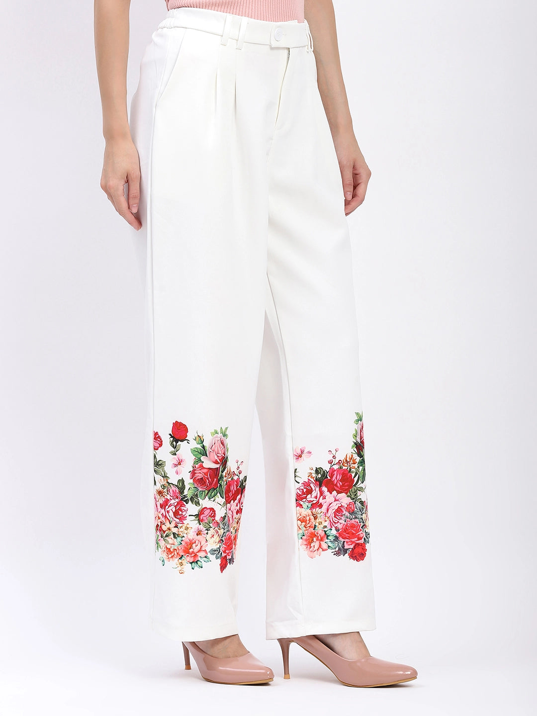 Floral Placement Print Co-ord Set - Global Republic