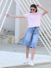 Pink Embroidered Modal Top