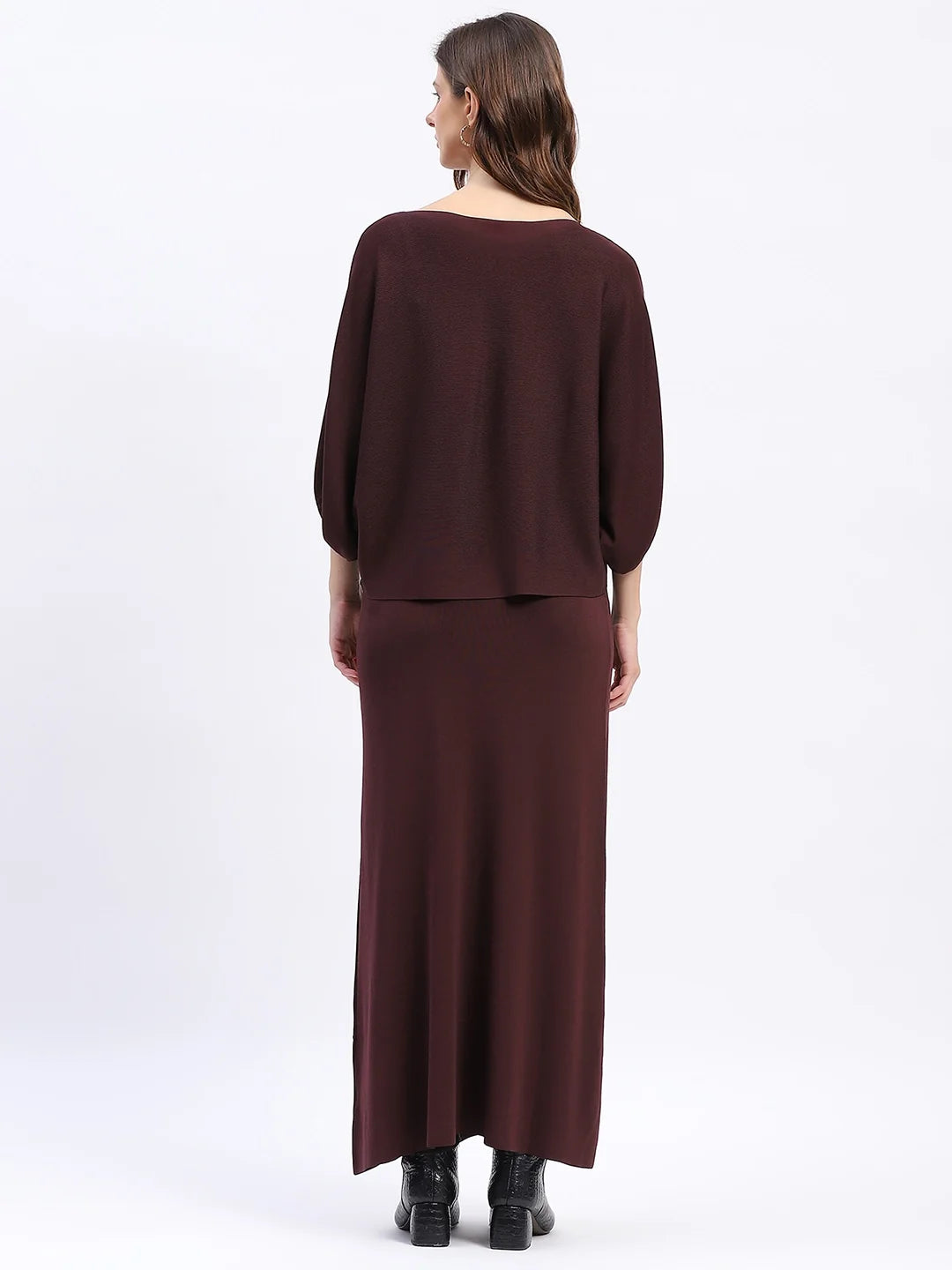 Knit Top & Maxi Skirt Co-ord Set-Global Republic