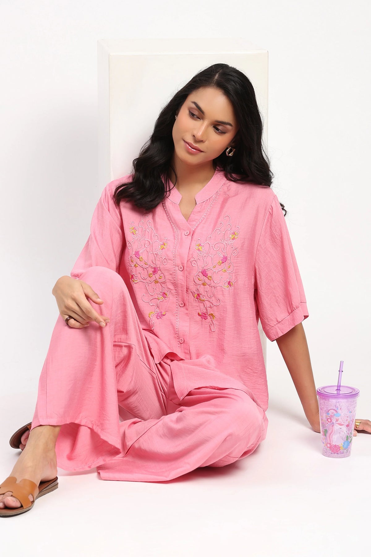 Onion Pink Floral Set-Global Republic