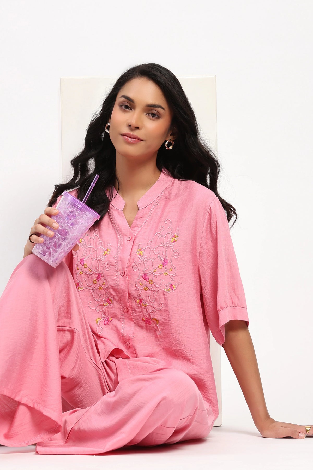 Onion Pink Floral Set-Global Republic