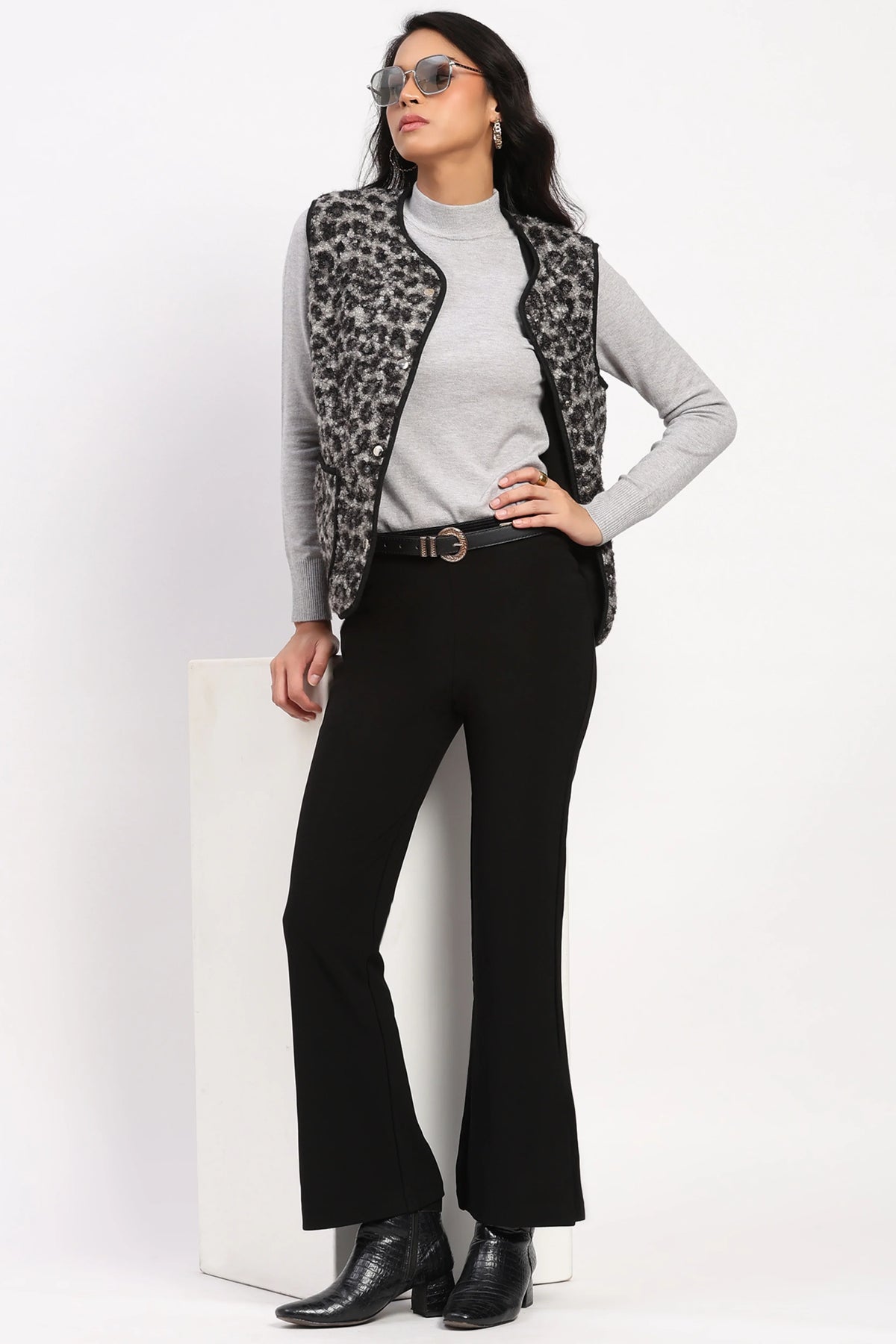 Reversible Wool Blend Jacket-Global Republic