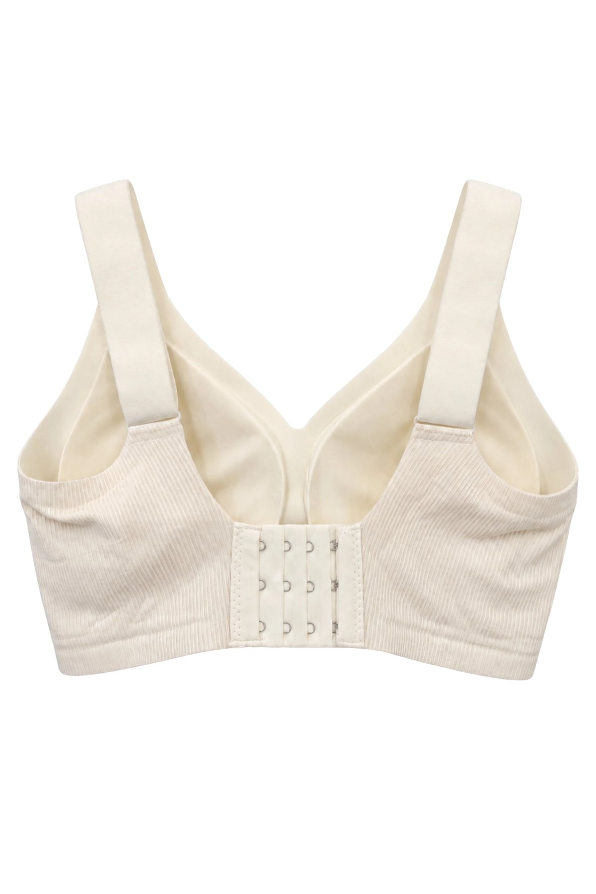 Cream Seamless Lightly Padded Bra-Global Republic