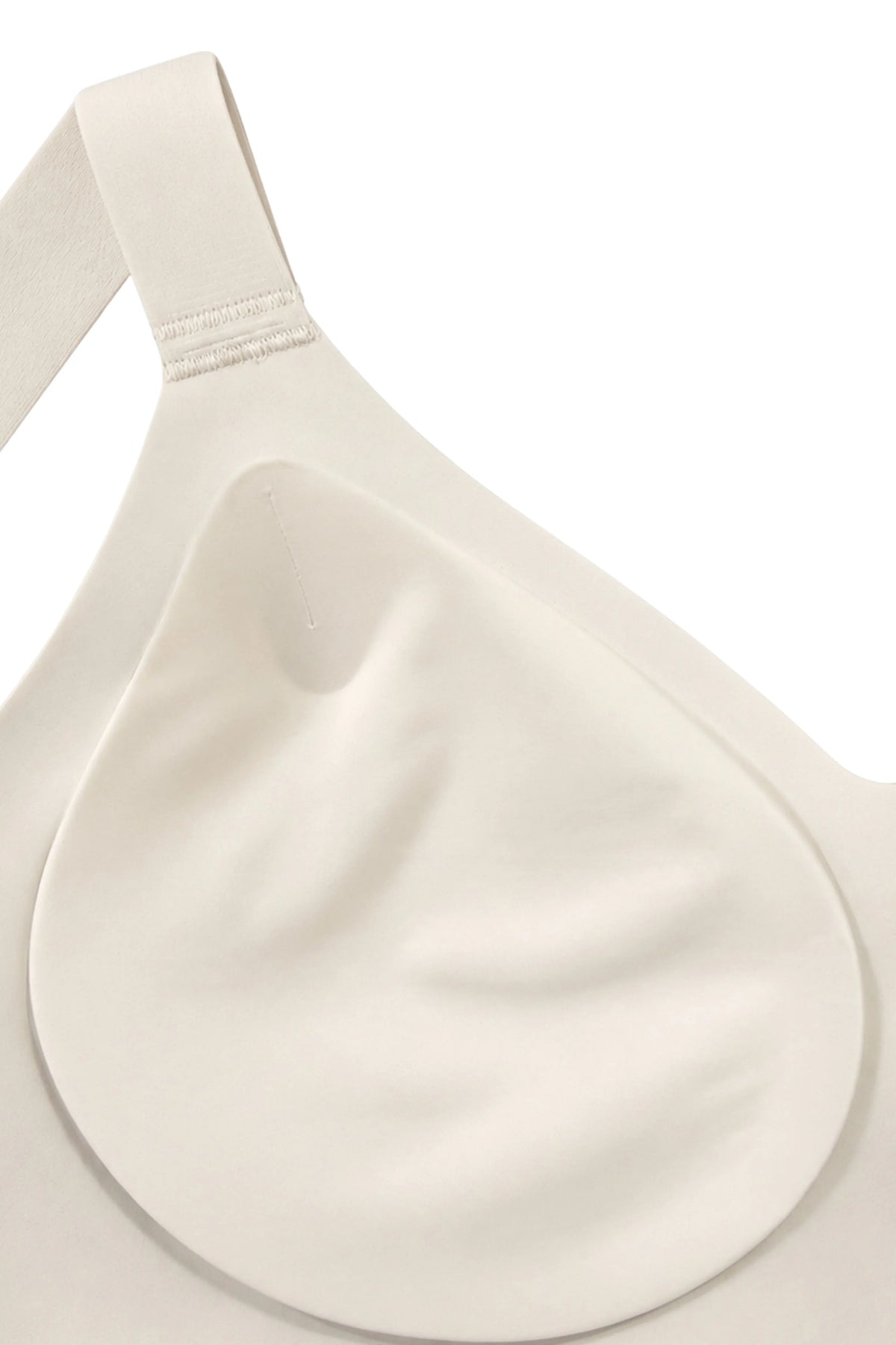 Cream Seamless Lightly Padded Bra-Global Republic