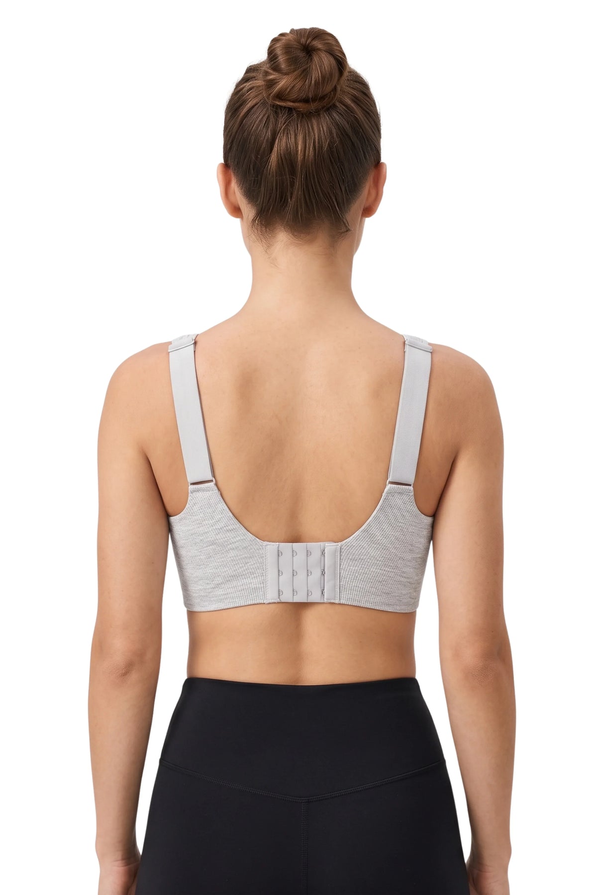 Light Grey Seamless Lightly Padded Bra-Global Republic