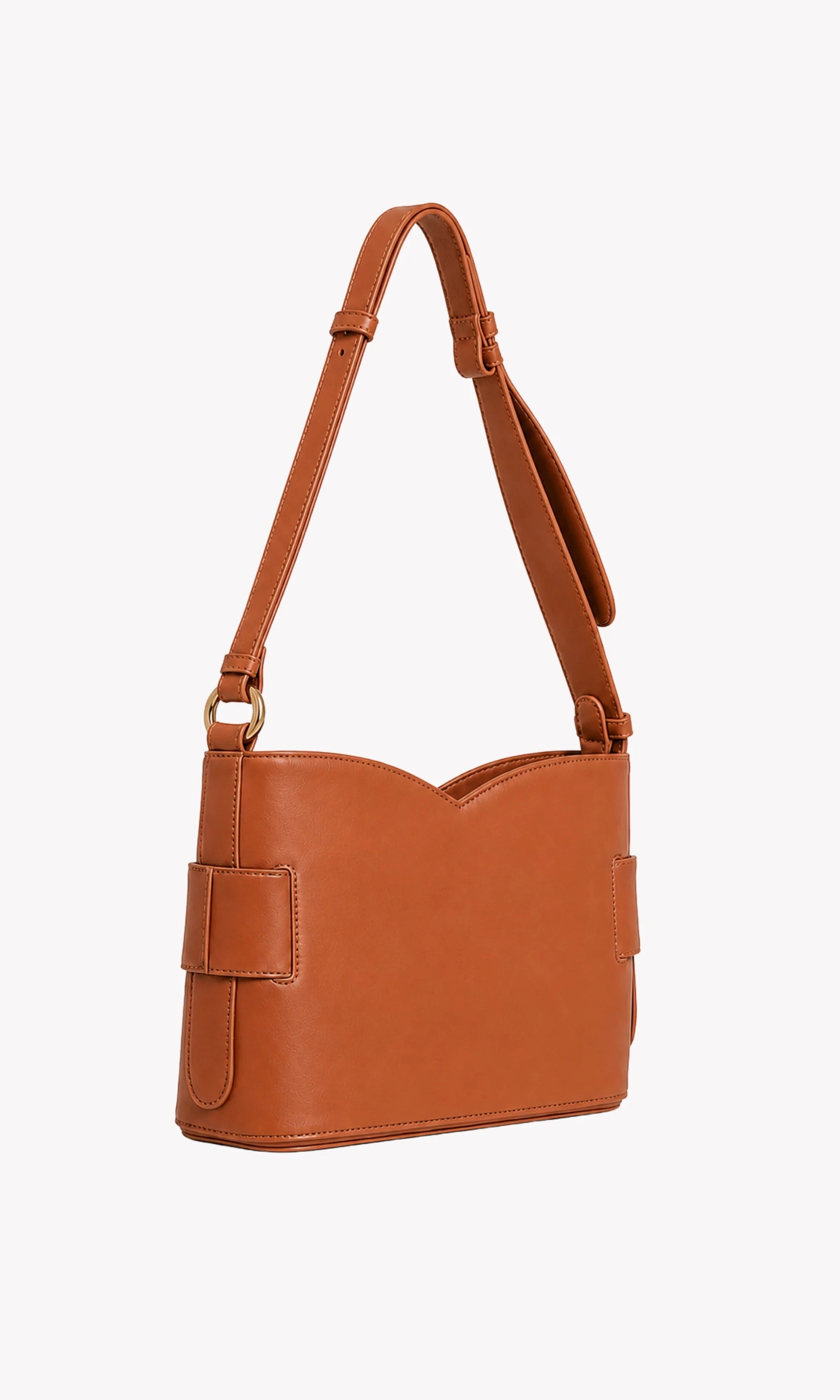 Tan Braided Sling Bag-Global Republic