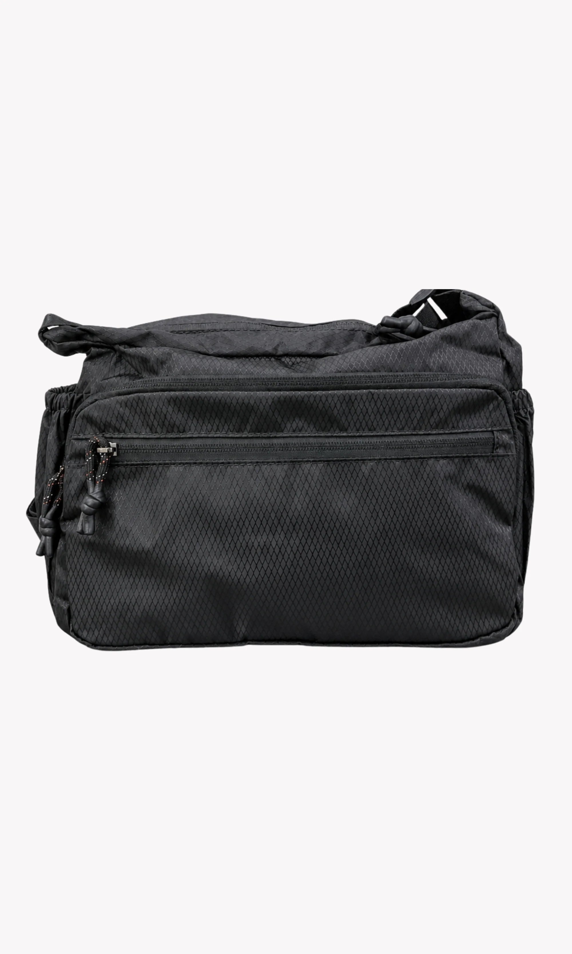 Black Utility Sling Bag-Global Republic