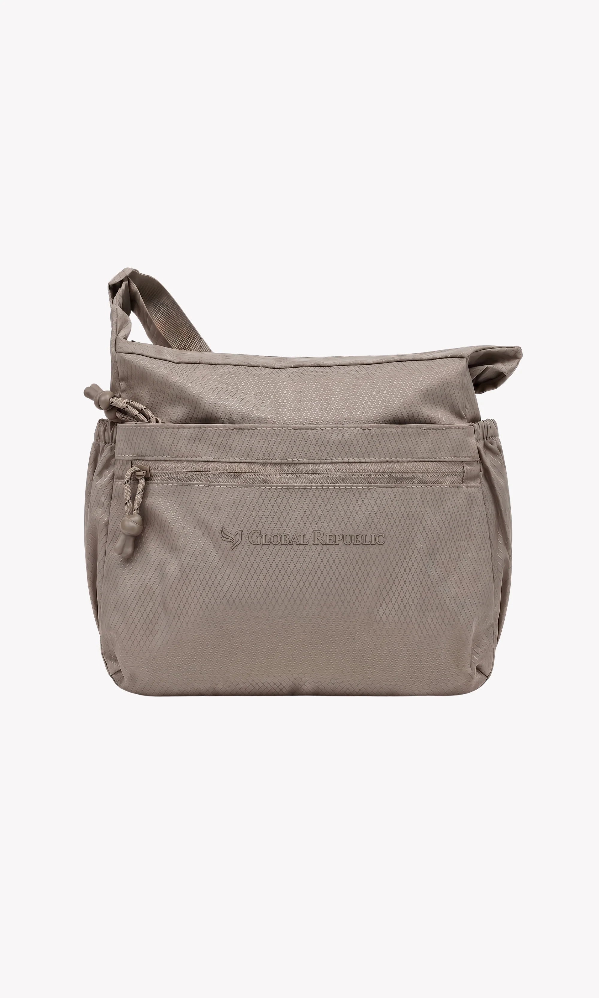Grey Utility Sling Bag-Global Republic