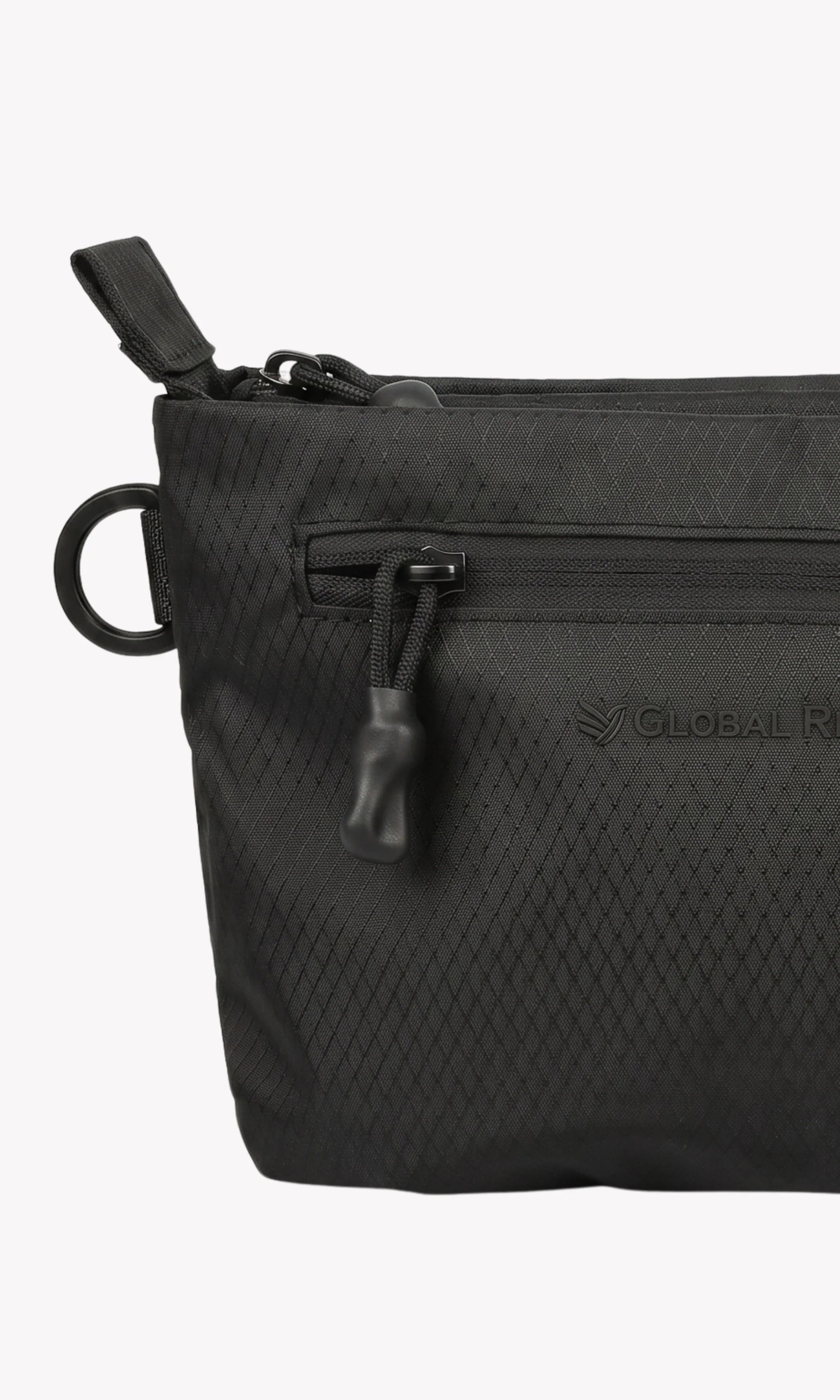 Black Utility Kit Pouch Sling Bag-Global Republic
