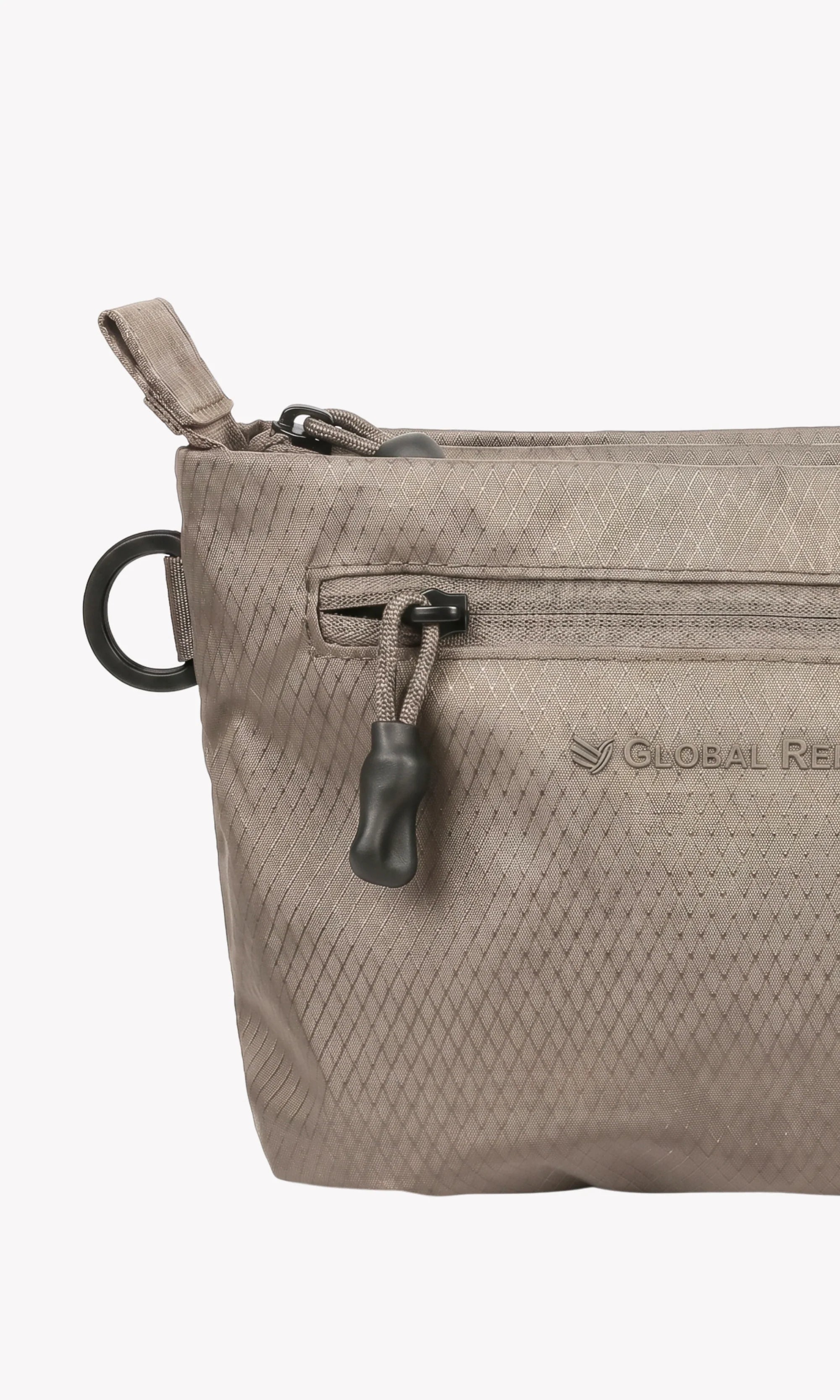 Grey Utility Kit Pouch Sling Bag-Global Republic