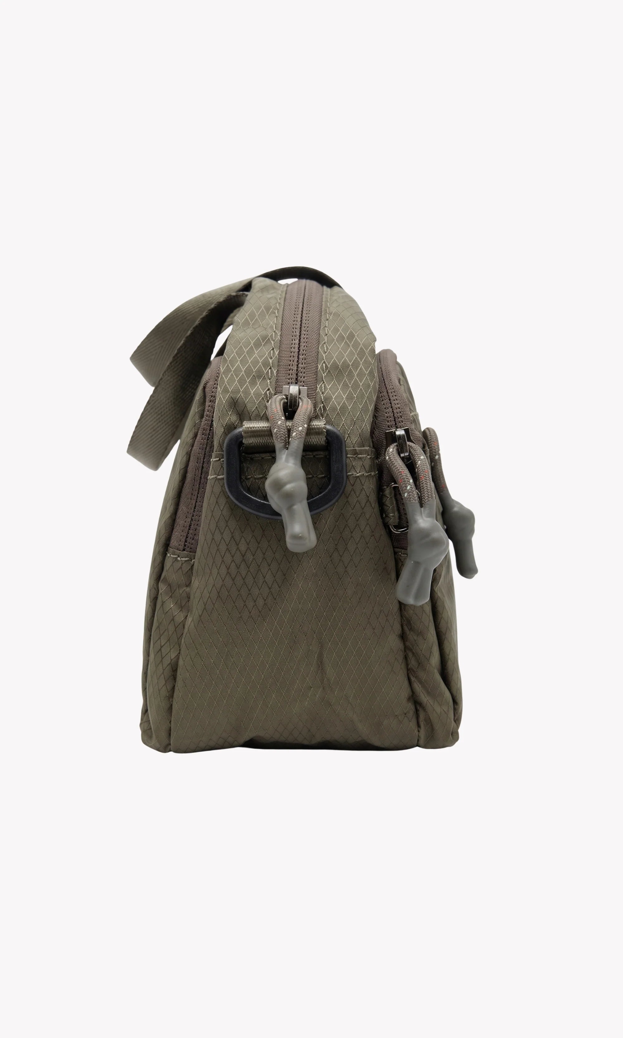Coffee Brown Quilted Utility Sling Bag-Global Republic