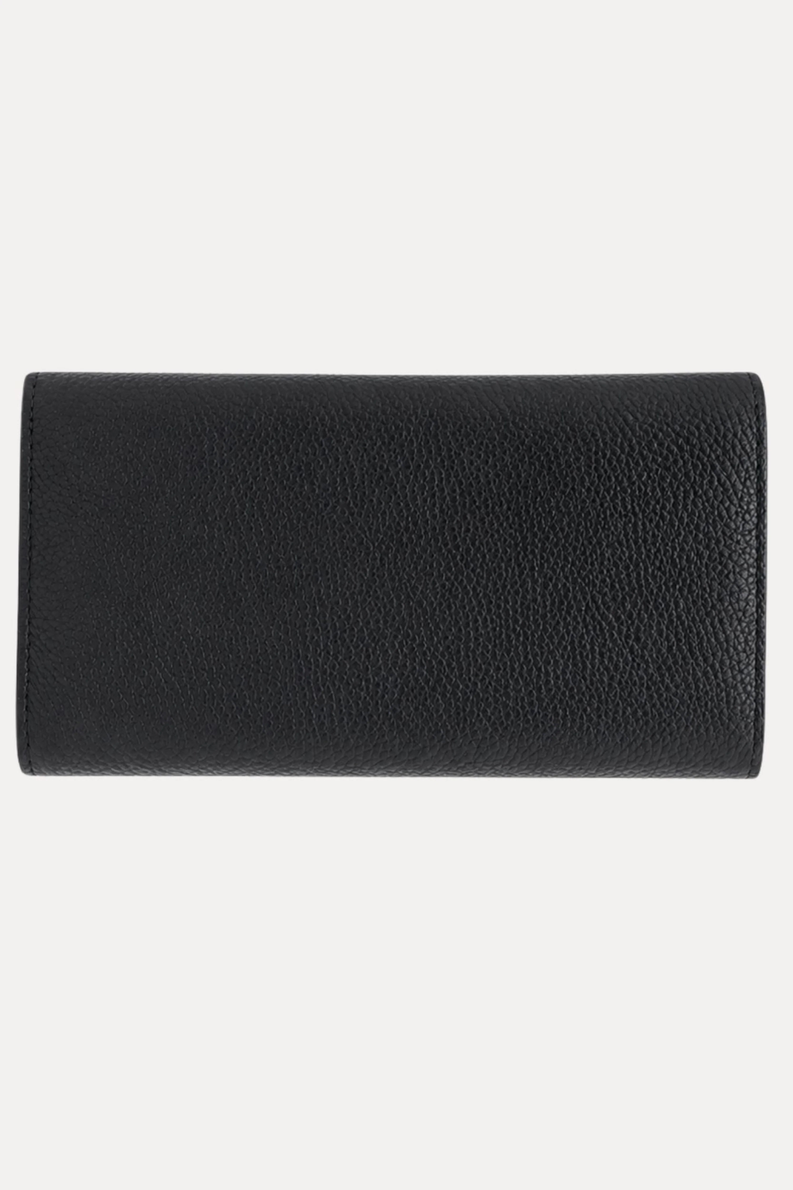Black Leather Wallet-Global Republic