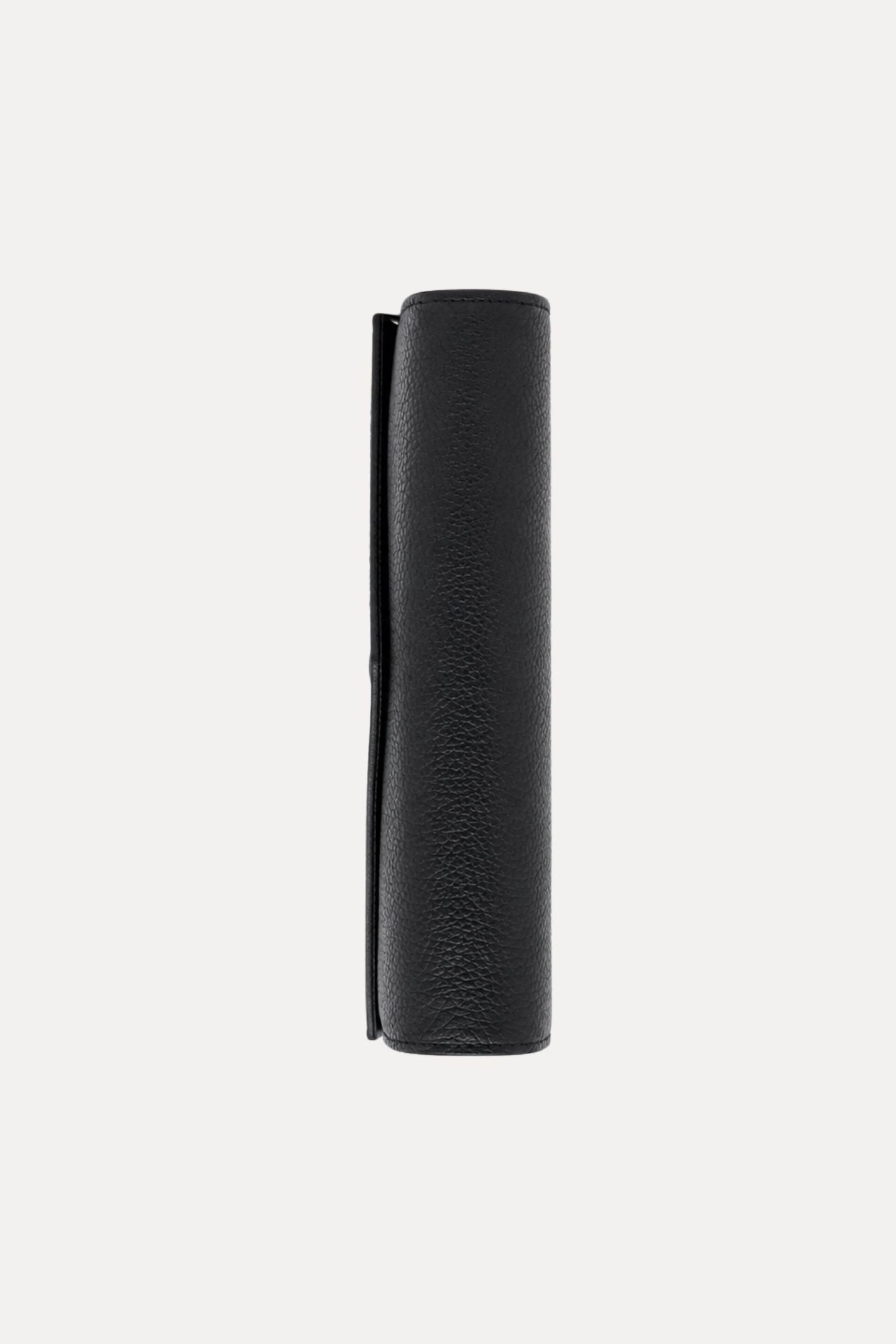 Black Leather Wallet-Global Republic
