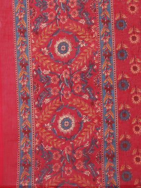 Magenta Floral Embroidered Suit Set