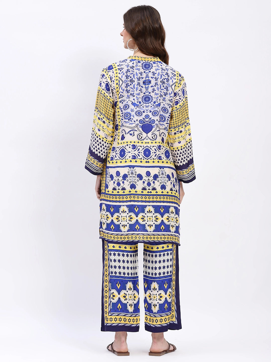 Embellished Modal Kurta Set - Global Republic