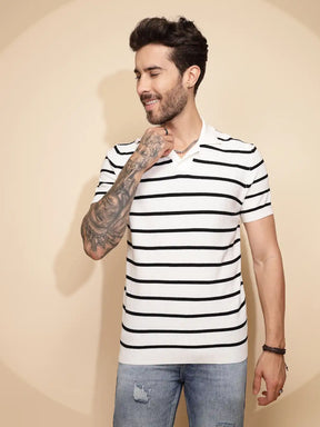 Natural Polycotton Regular Fit T-Shirt For Men
