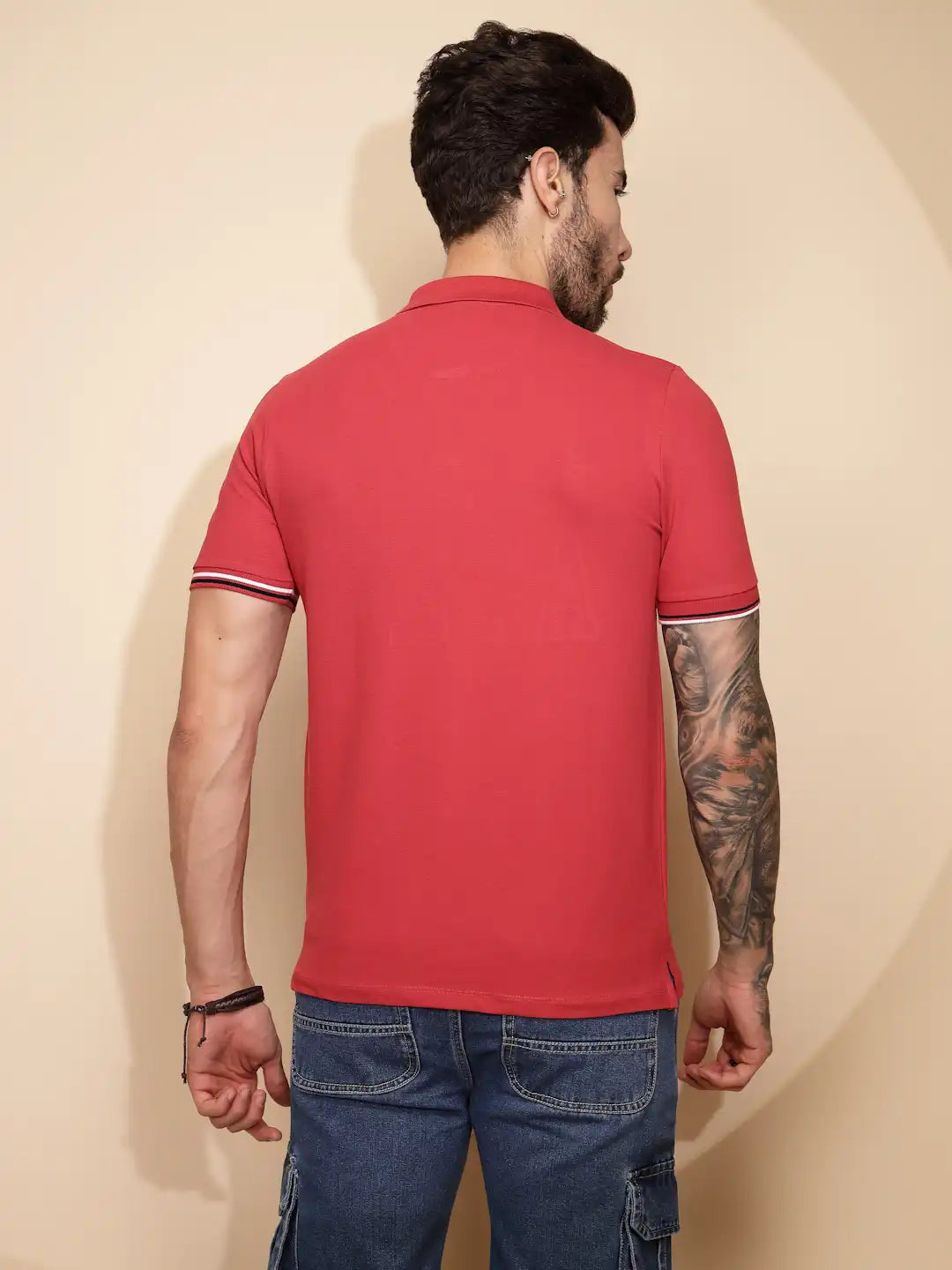 Carrot Athl Print Cotton Blend T-Shirt For Men - Global Republic