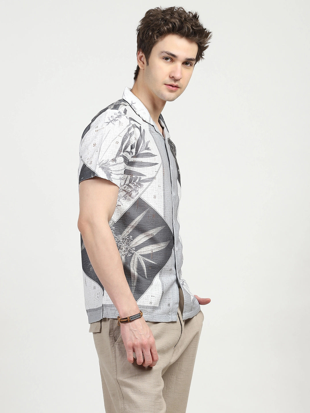 Printed Polyester Casual Shirt