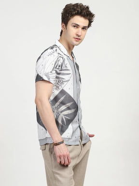 Printed Polyester Casual Shirt