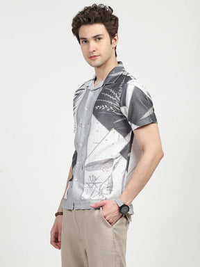 Printed Polyester Casual Shirt