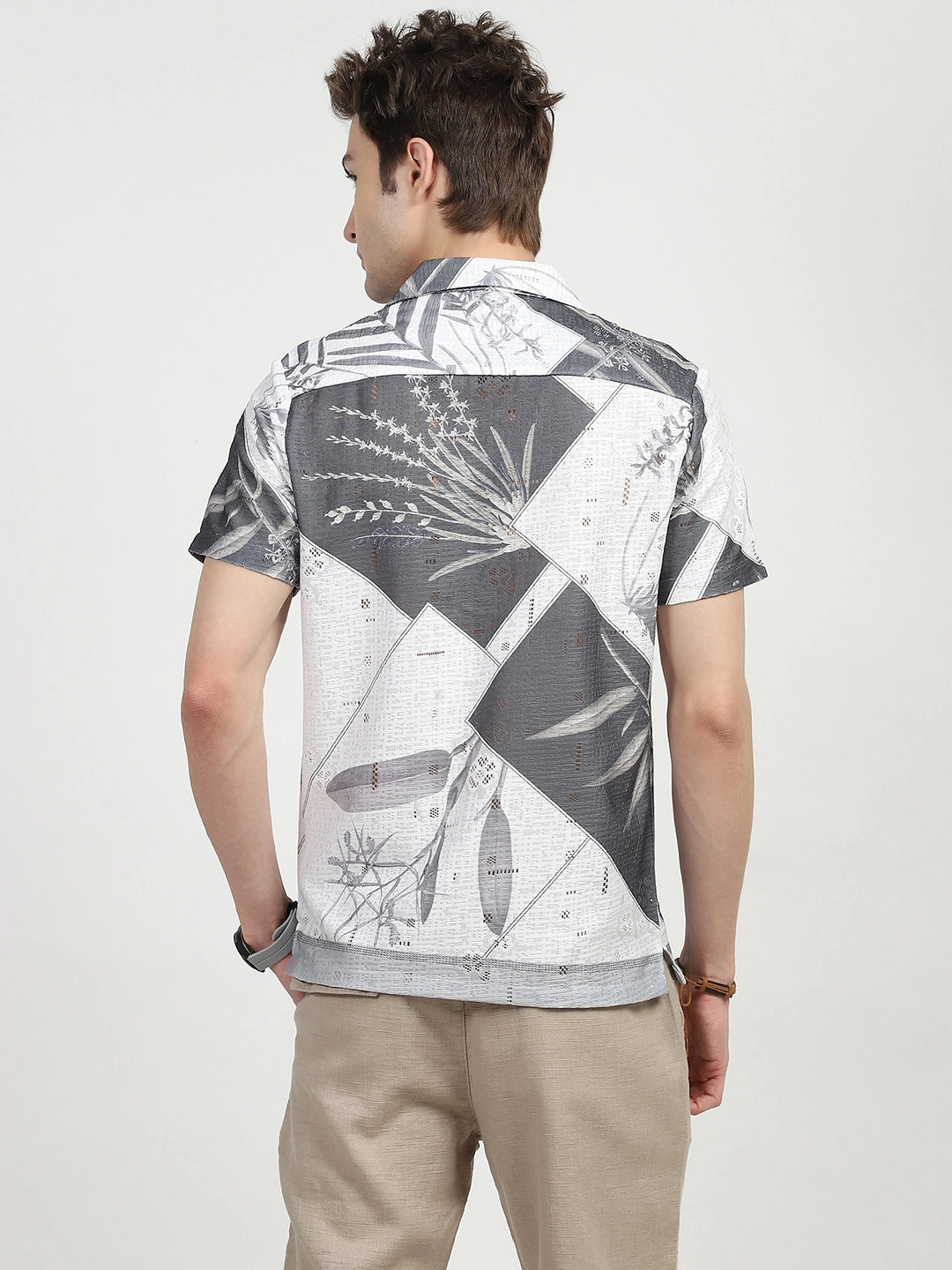 Printed Polyester Casual Shirt