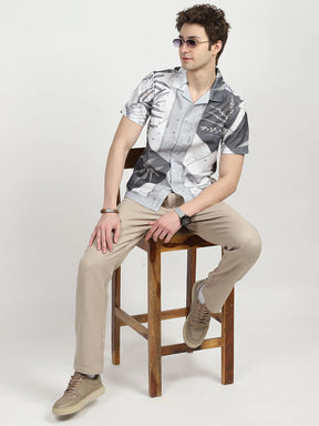 Printed Polyester Casual Shirt