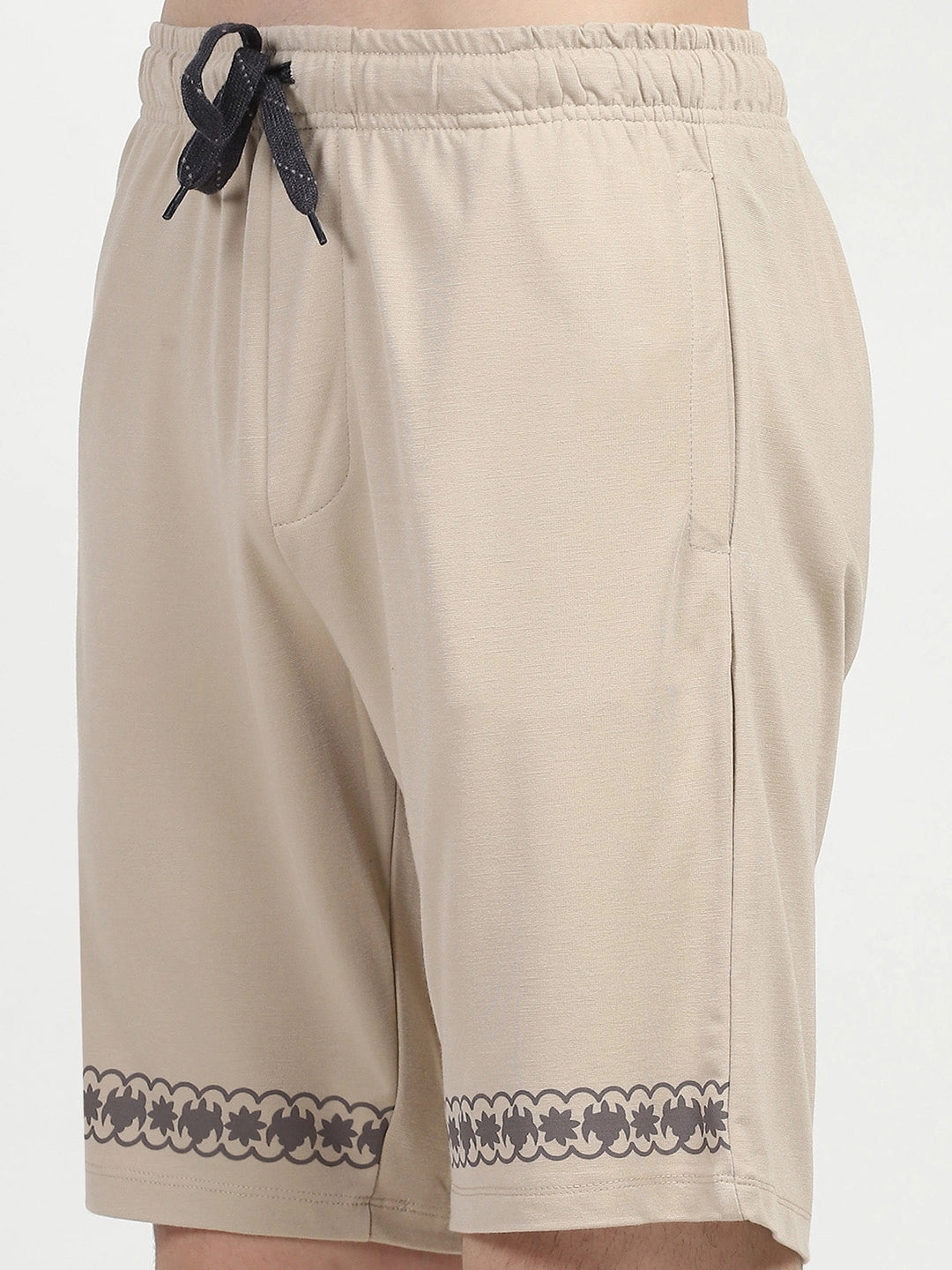 Beige Printed Viscose Set