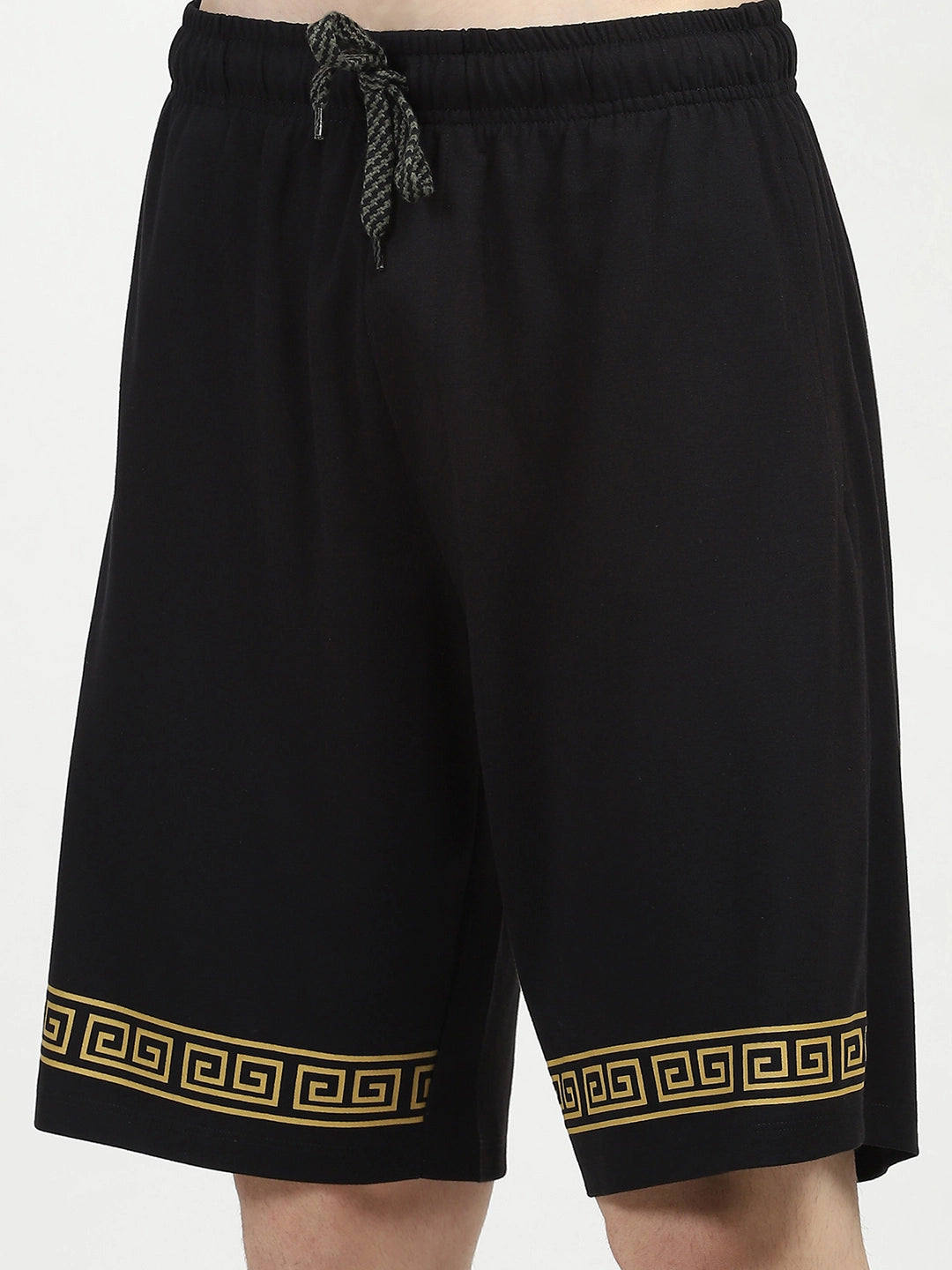 Black Printed Viscose Set
