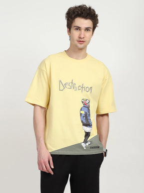 Oversized Graphic Cotton T-shirt