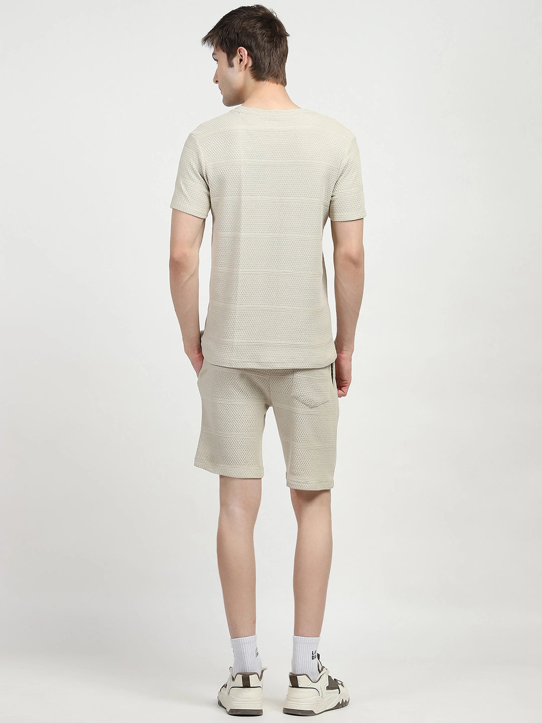 Beige Graphic Print Co-ord Set - Global Republic