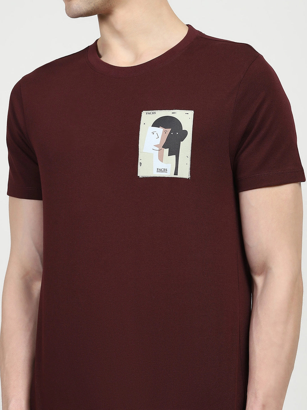 Wine Back Print Graphic T-shirt