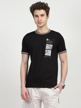 Black Graphic Print T-shirt