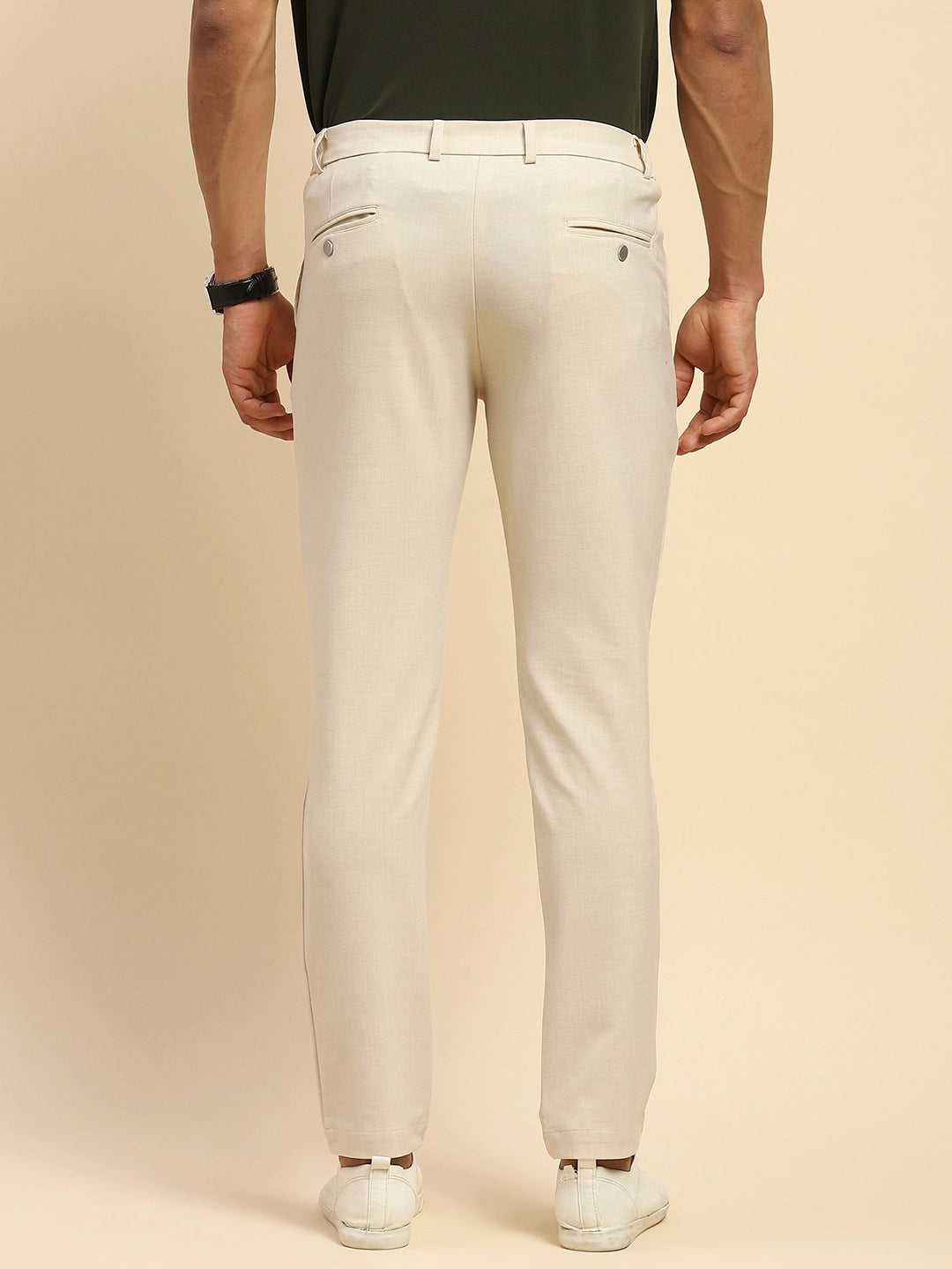 Sable Cotton Blend Trouser - Global Republic