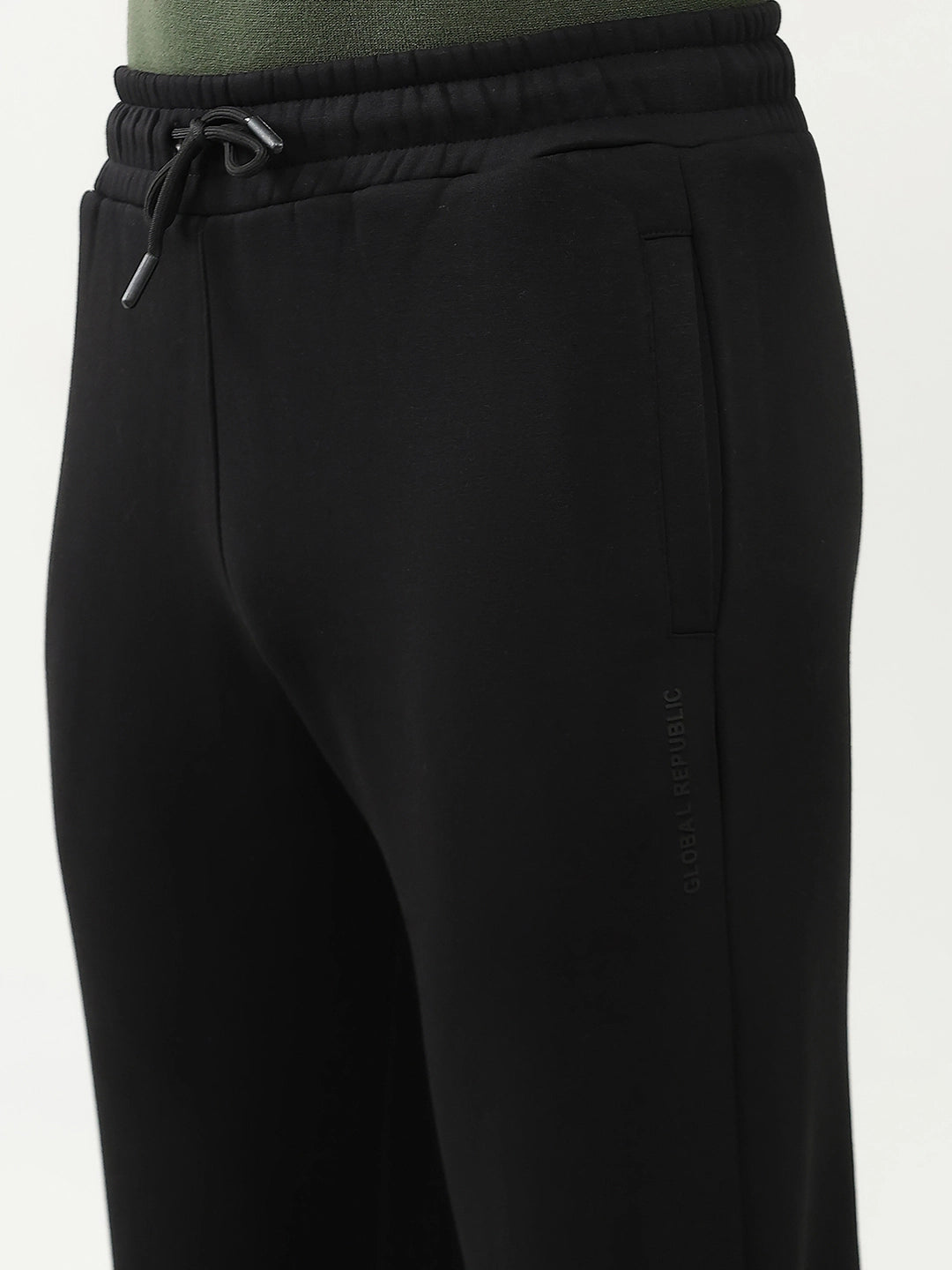 Cotton Fleece-Lined Casual Lower