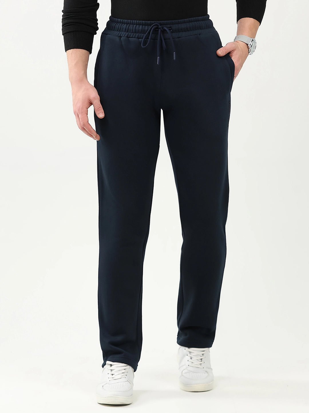Cotton Fleece-Lined Casual Lower